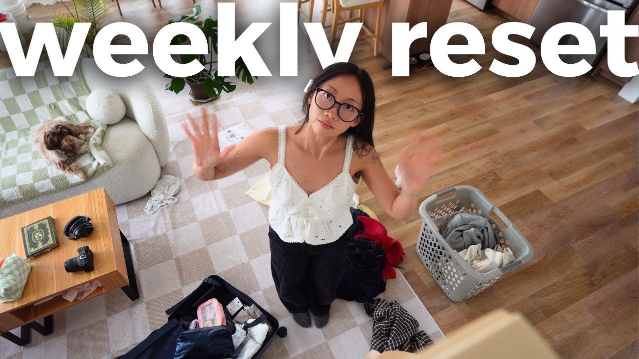 how i recharge & reset 🌱 journaling, cleaning, making low-energy art!