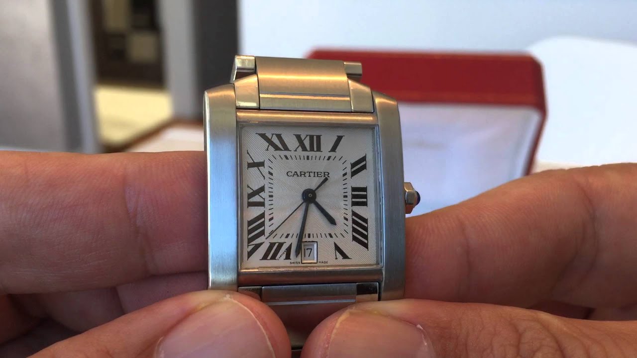 My Cartier Tank Francaise automatic gents model W51002Q3
