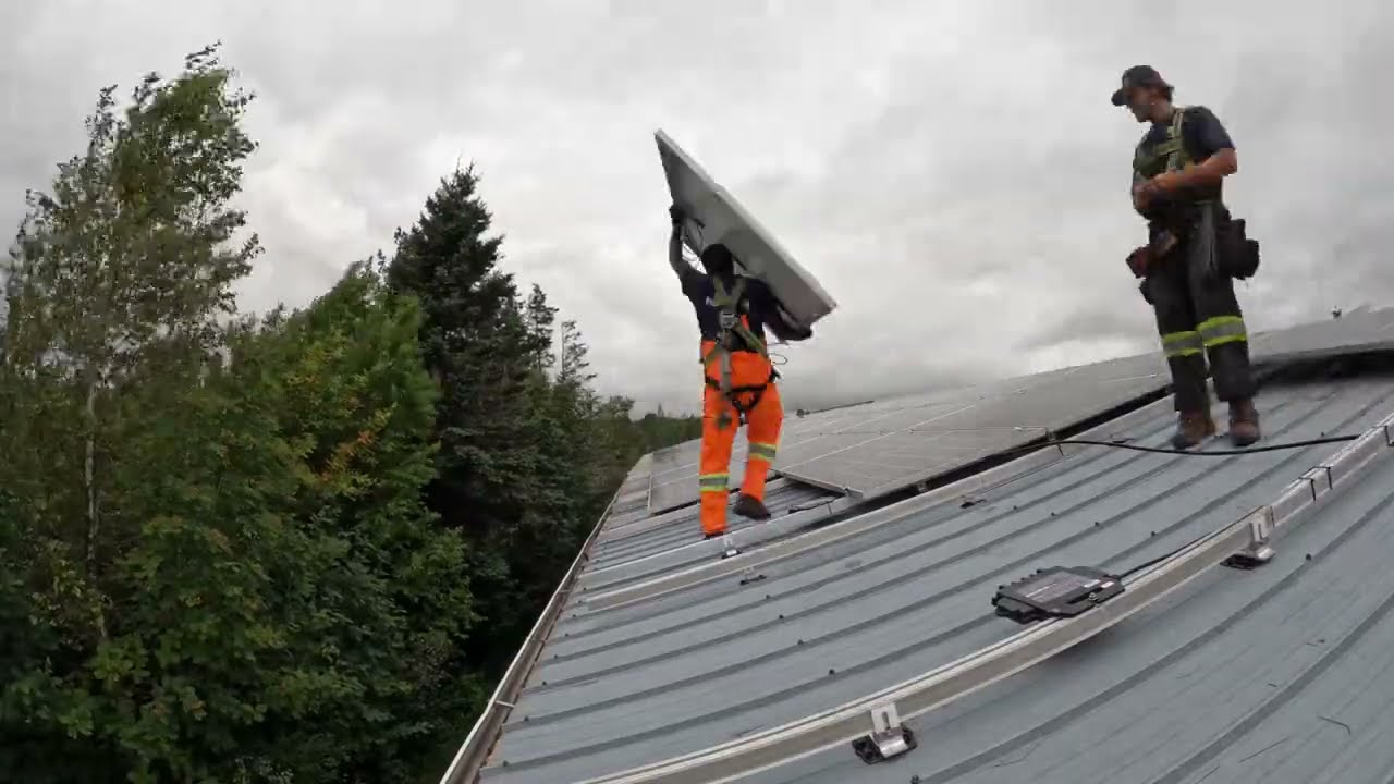 Solar Install 28.35 kW  Installation Timelapse Only