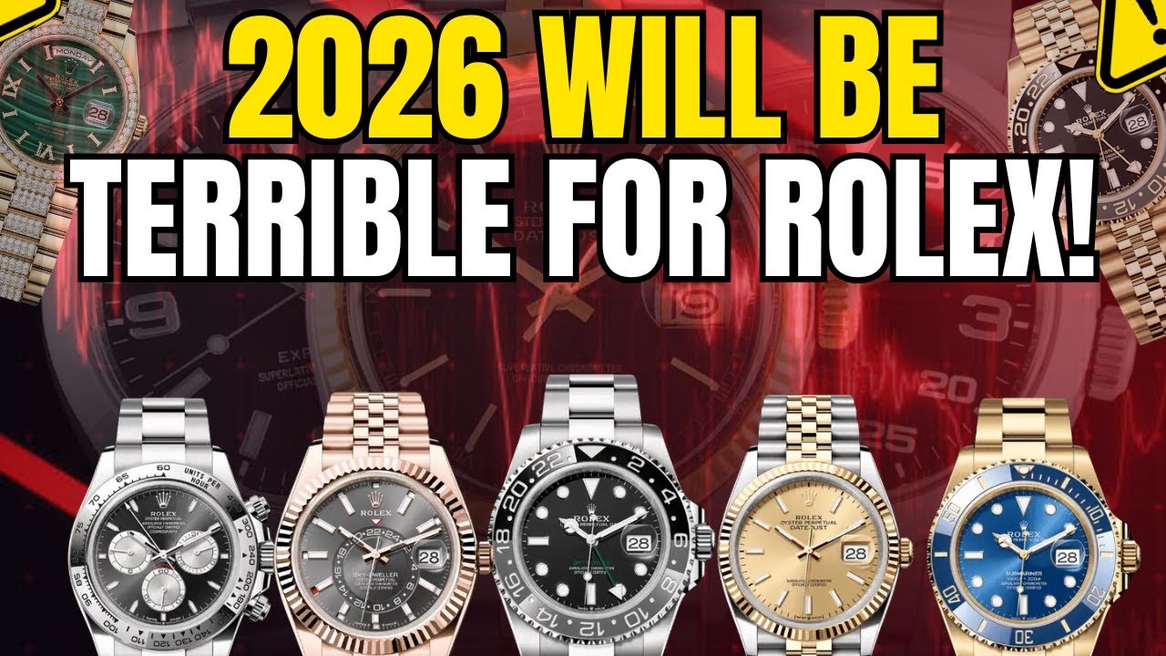 The Rolex Bubble Is About to Burst in 2026 (Nobody Is Ready for This)