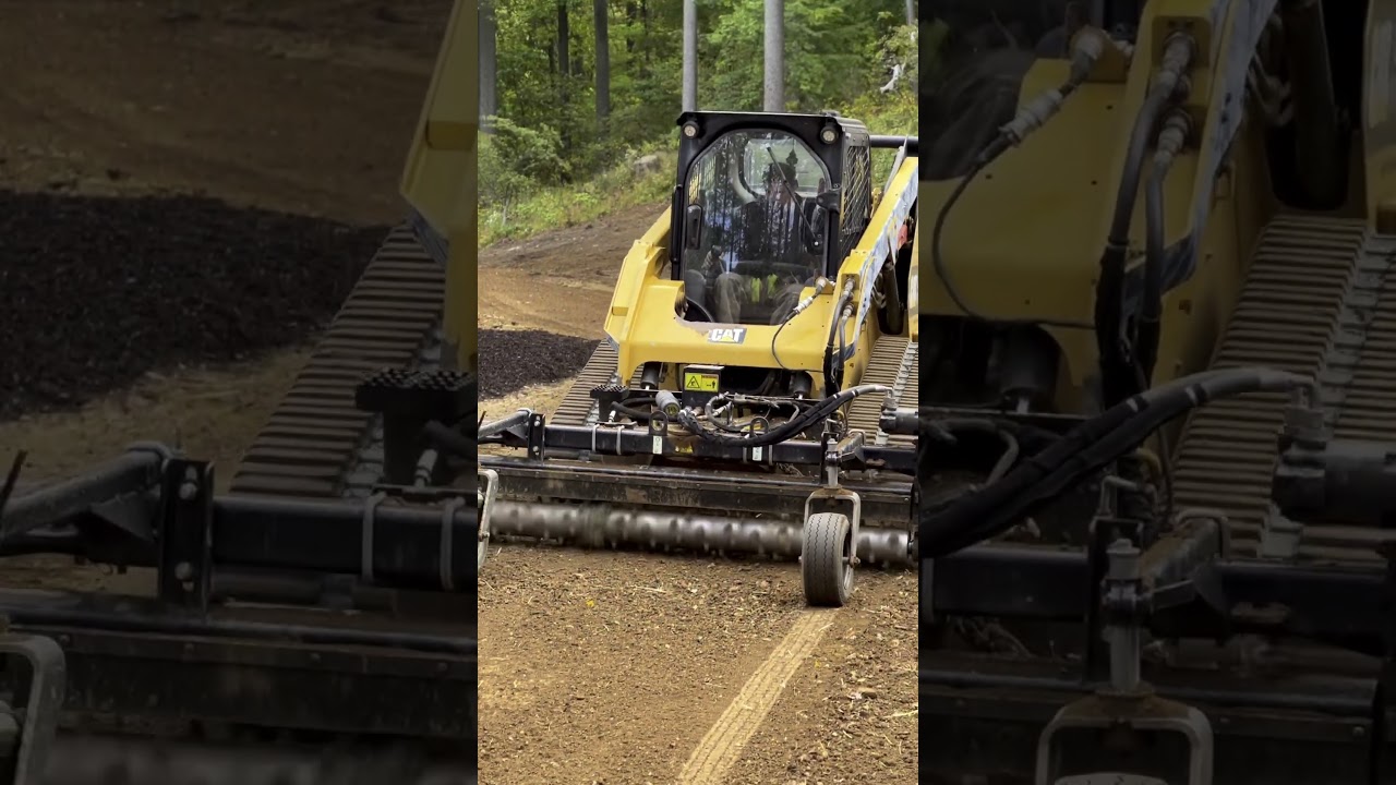 Sod install prep with the Harley rake - Western Lehigh Services - Allentown PA