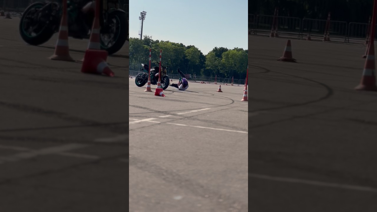 Это было больно 🤕  #падение #авария #crash #fail