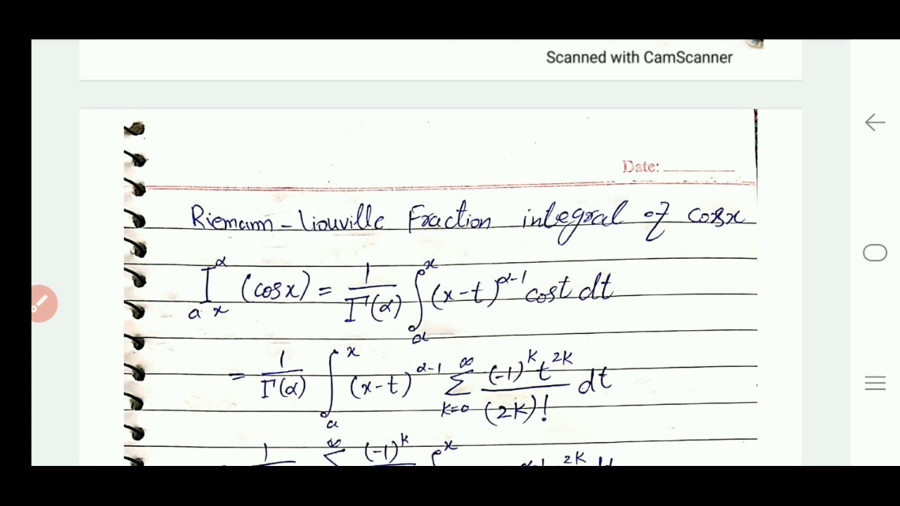 Riemann-Liouville fractional Integra trigonometric function | Laplace of Riemann-Liouville Integral