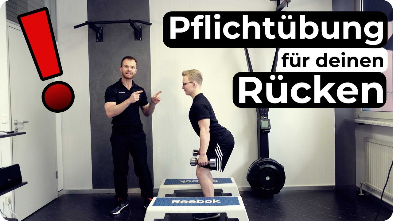 Kreuzheben mit Kurzhanteln | Die WICHTIGSTE Übung für deinen Rücken!