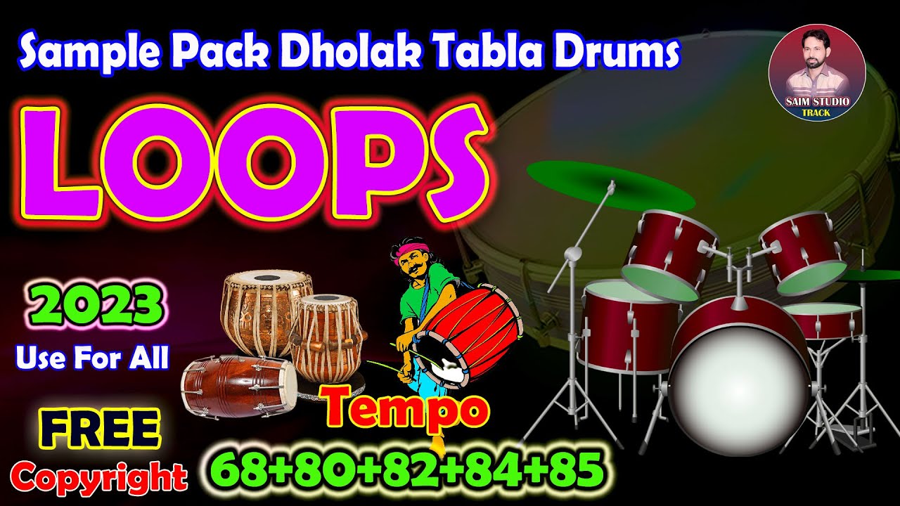 Free Download Sample Pack ( Dholak Tabla Dhol Drum ) Free Copyright Loops   Free Download Loops 2023