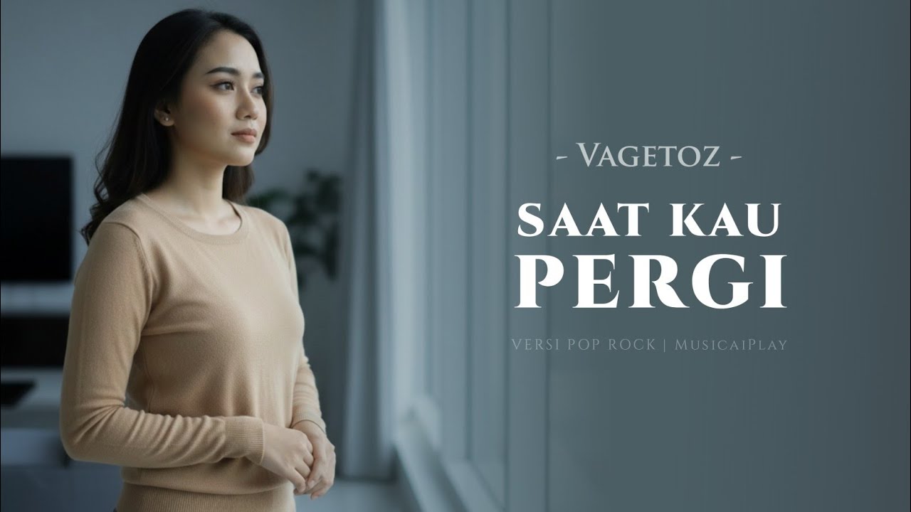 Saat Kau Pergi – Vagetoz | Pop Slow Rock Version by MusicaiPlay (Lirik Video)