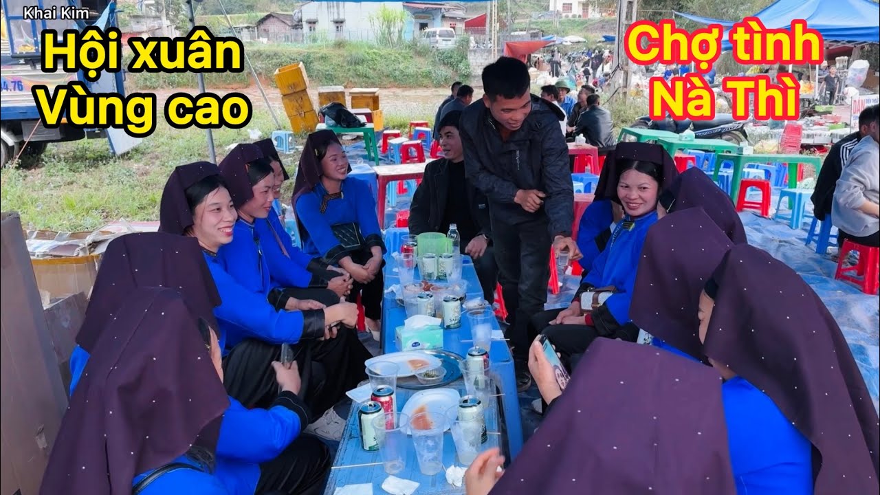 Toàn cảnh hội xuân vùng cao nhiều người đẹp chợ tình Nà Thì hát si sli