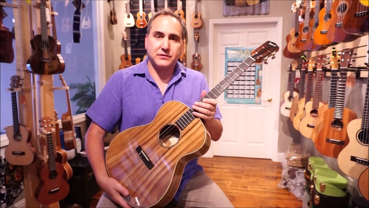 Pono Pro Series BN-10D Solid Acacia Deluxe Nui Baritone Ukulele Demo by UKE Republic