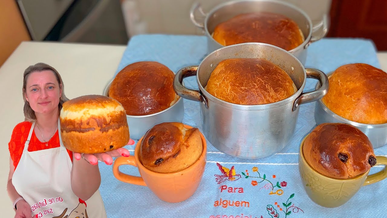 Páscoa Ucraniana! PANETONE DA UCRÂNIA