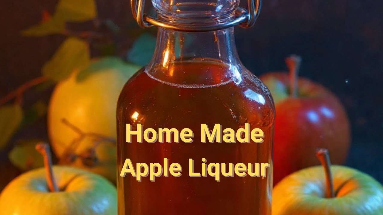 Как я готовлю яблочный ликер дома