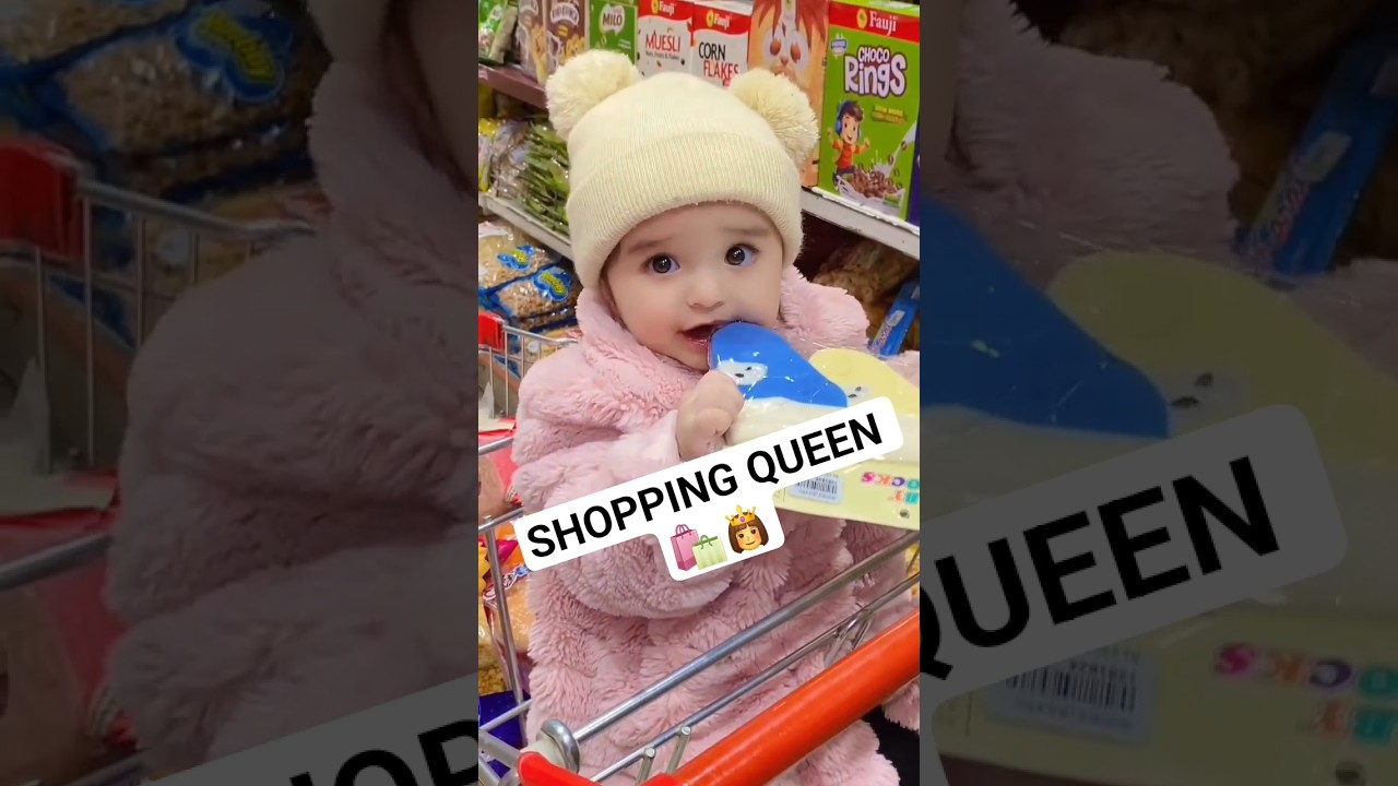 Choti Si Shopping Queen! 🛍️😍 