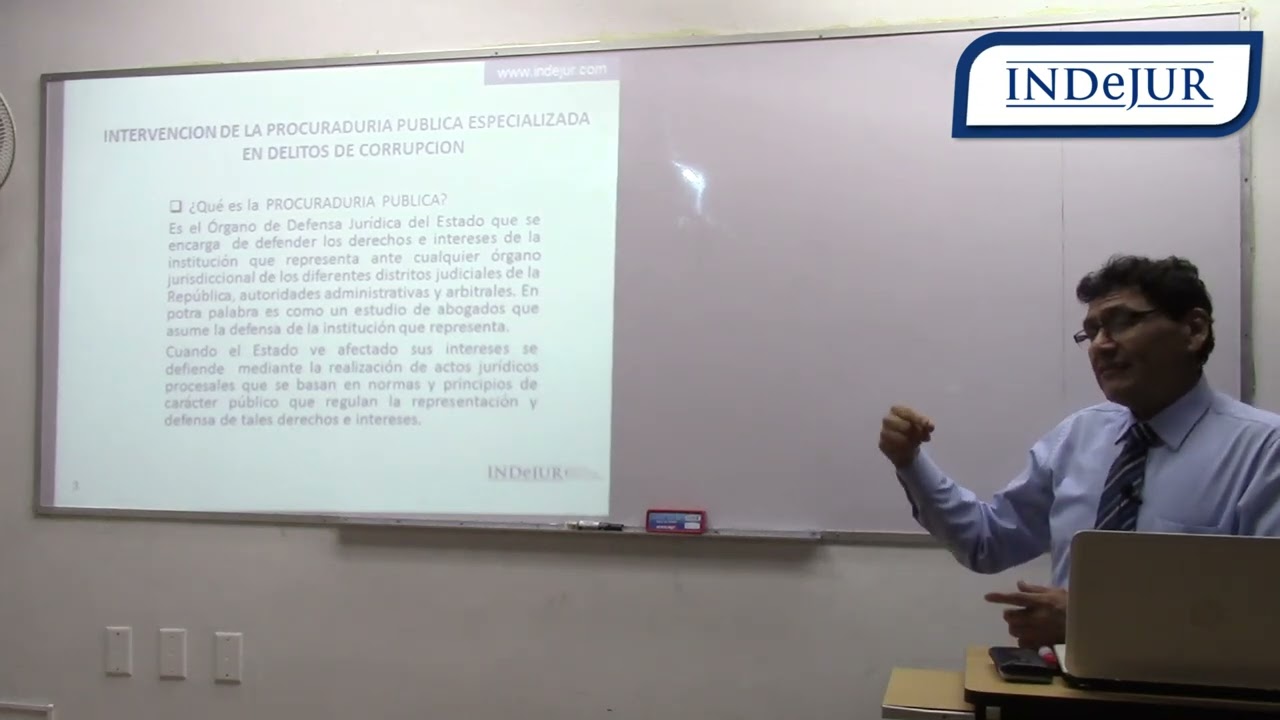 INDeJUR - Intervención de la procuraduría pública especializada en delitos de corrupción