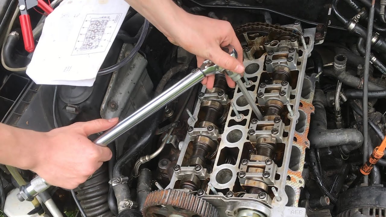 1.8t head bolt TORQUE SPECS and procedure (aeb) audi volkswagen