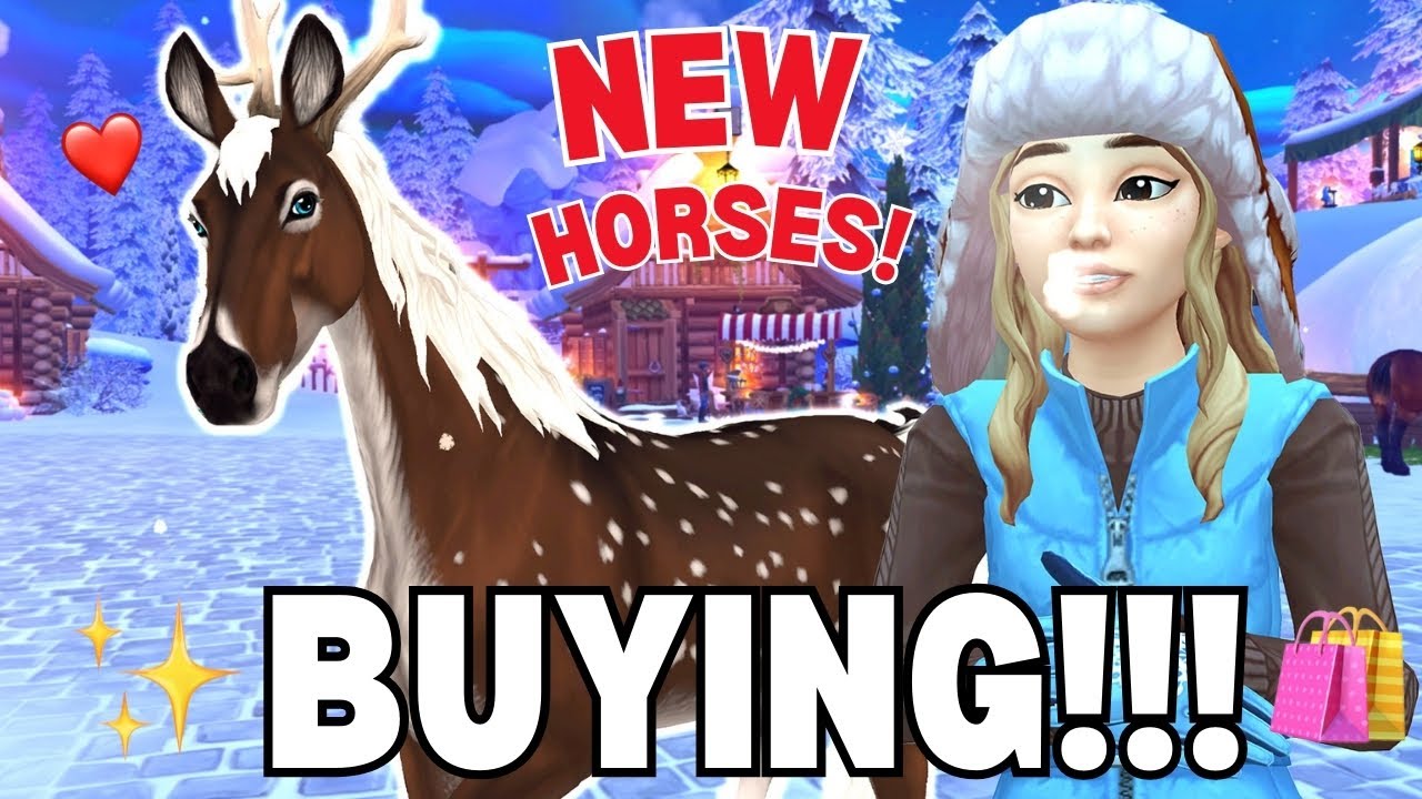 *BUYING* NEW MAGICAL WINTER HORSES: EARIK & HJORTENSIA IN STAR STABLE!!