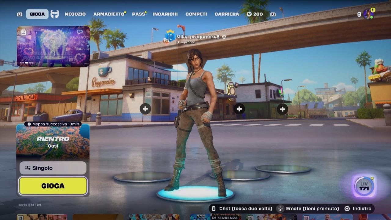 Fortnite rientro solo!!