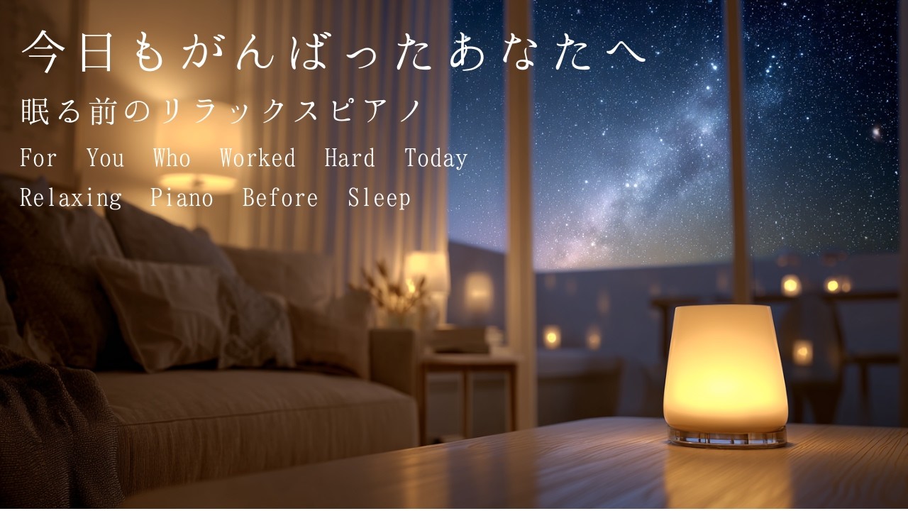 Deep Sleep Piano | 眠る前のリラックスピアノ | For You Who Worked Hard Today/Relaxing Piano Before Sleep