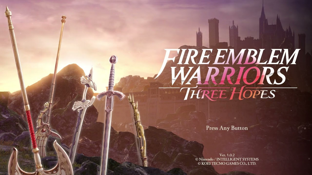 Fire Emblem Warriors: Three Hopes Opening (The Crest of Flames) (Title Screen)