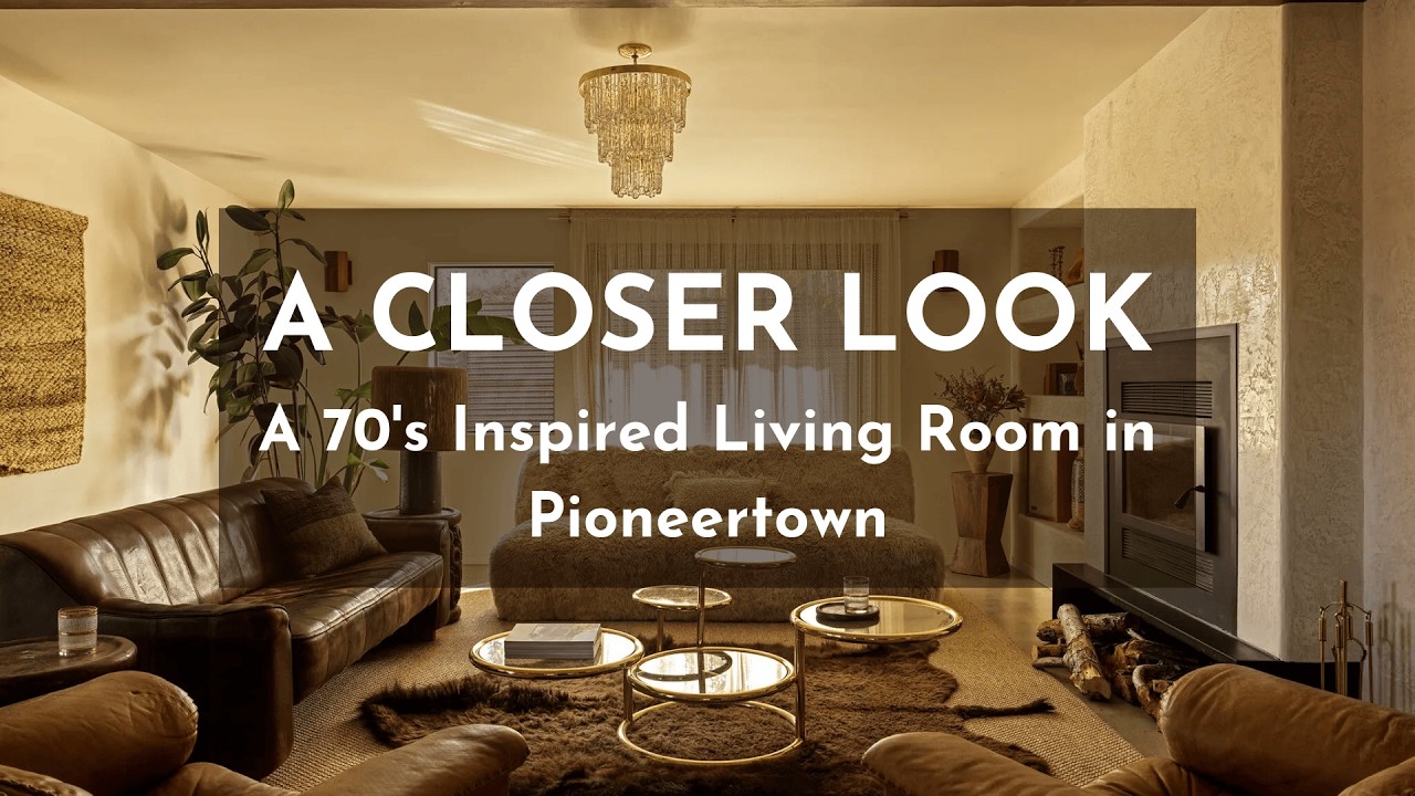 A 70's Inspired Living Room in Pioneertown, CA