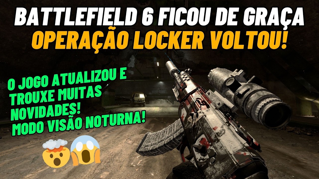 🤯😱 Battlefield 6 FICOU DE GRAÇA e trouxe o OPERAÇÃO LOCKER 2026!