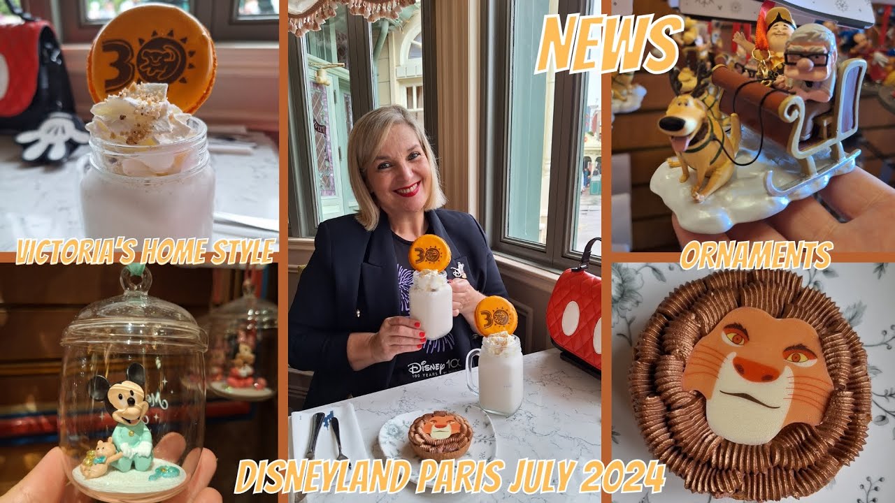 NEWS DISNEYLAND PARIS JULY 2024 | MILKSHAKE & PASTRY OF THE LION KING | CHRISTMAS IS COMING..