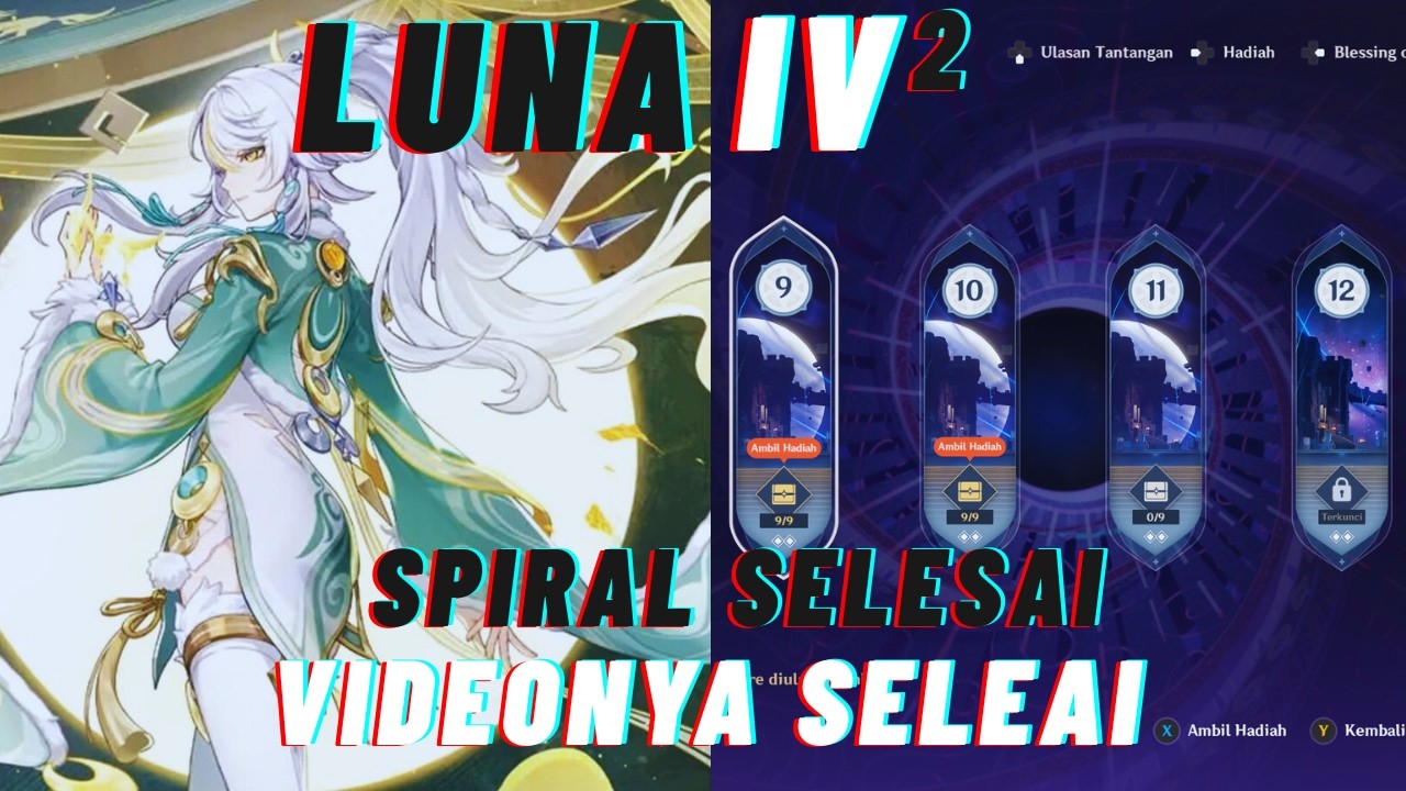 Seberapa Cepat Aku Bisa Menyelesaikan Spiral Abyss Luna 4 ver.2