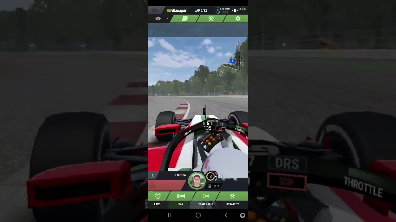 11 second lap of Mexico, courtesy of iGP Manager // Happy Birthday Sergio Perez.