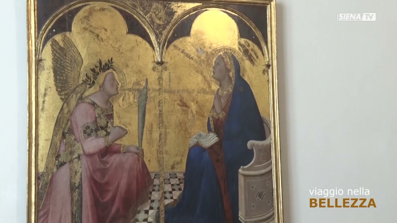 Ambrogio Lorenzetti - L'Annunciazione /Roberto bartalini - PINACOTECA NAZIONALE DI SIENA