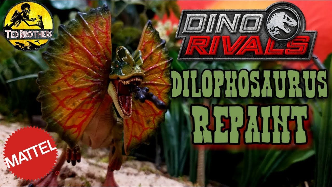 Mattel Dilophosaurus Repaint