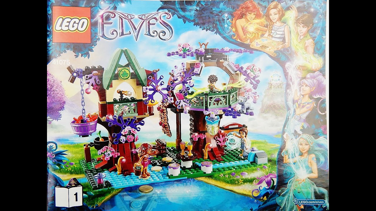 Lego Instructions Lego Elves The Elves'Treetop Hideaway set 41075