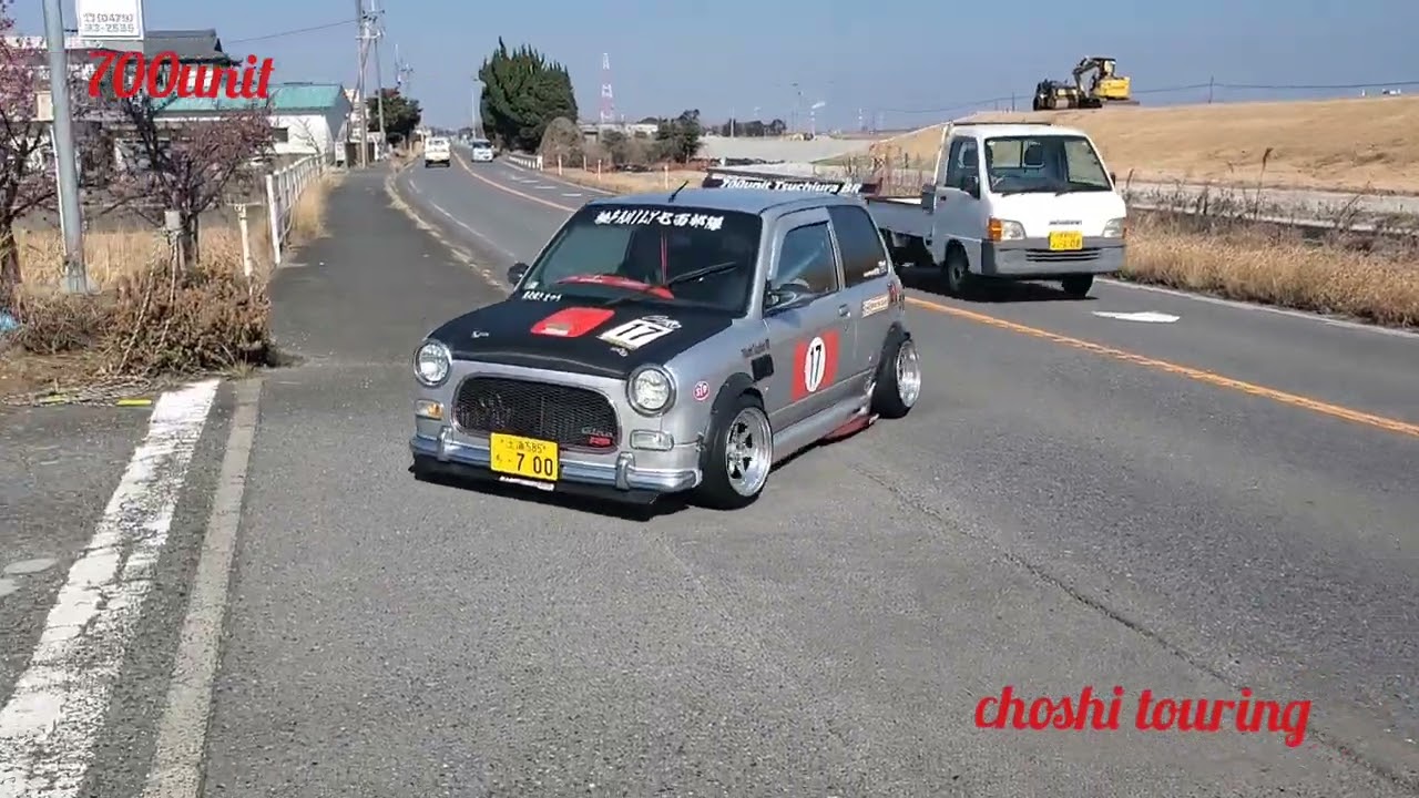 ミラジーノ　ミラ　ツーリング　イベント　茨城　700unit　軽車　カスタム