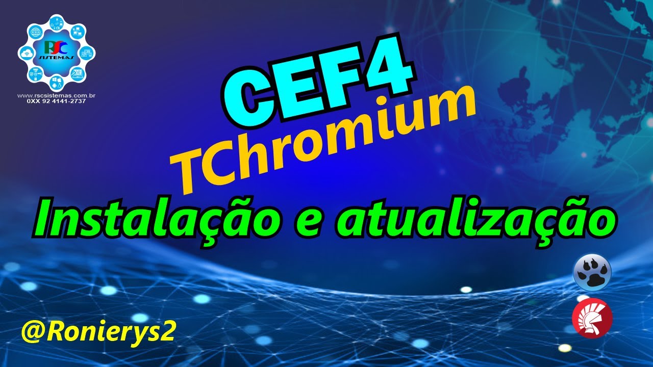 Instalando #CEF4Delphi #delphi  #Ronierys2 #RscSistemas