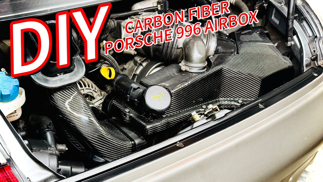 DIY Carbon Fiber Skinning Porsche 996 Airbox Upgrade