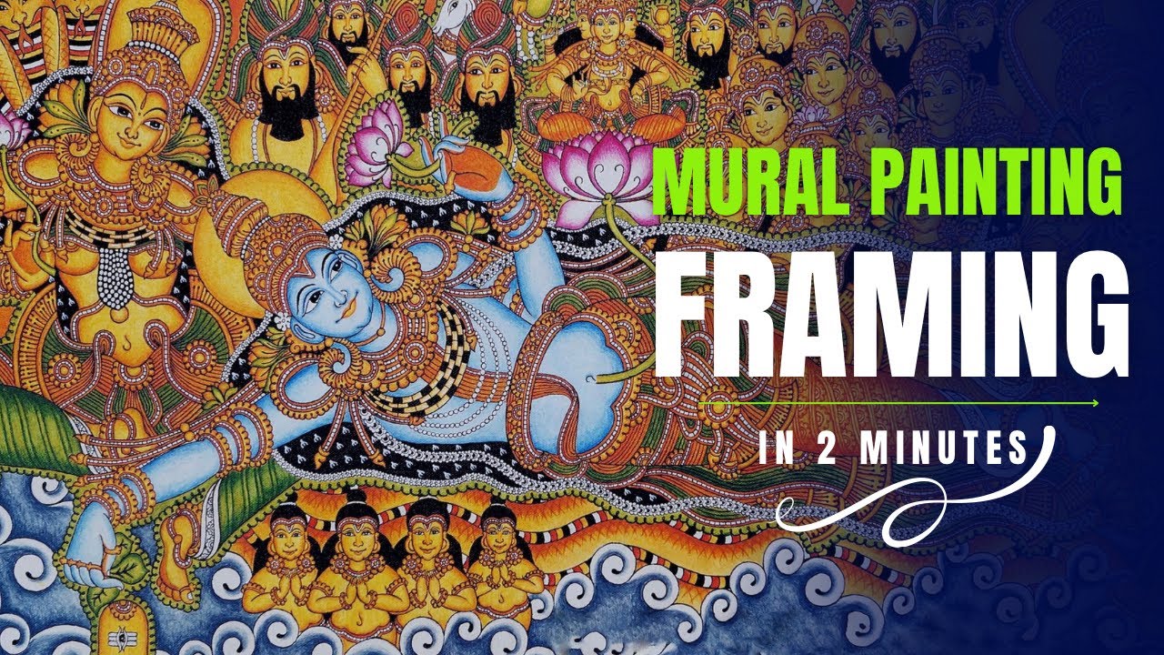 Mural Painting framing in just 2 mints ! ​⁠@Framepointchannel