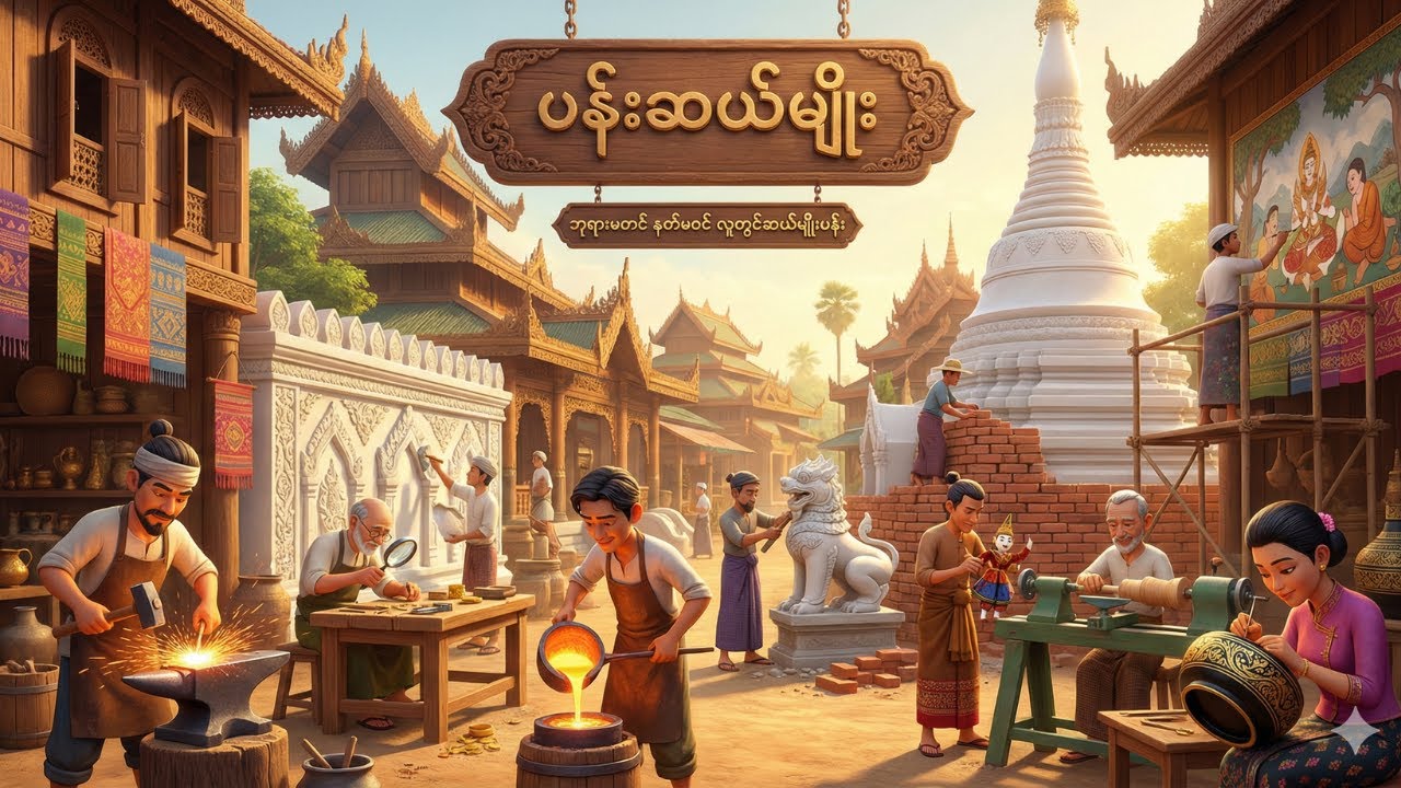 မြန်မာ့ရိုးရာပန်းဆယ်မျိုး