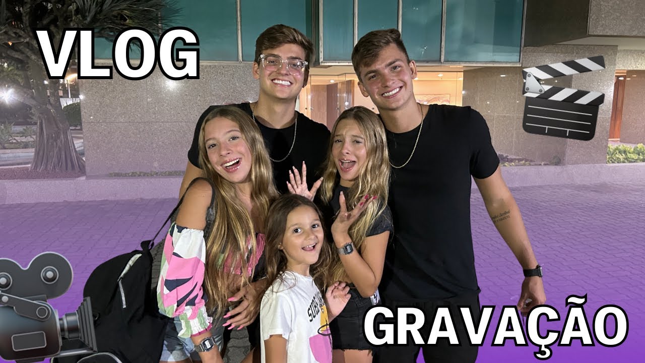 VLOG: DIA DE GRAVAÇÃO PRO YOUTUBE E INSTA COM IRMÃOS SCRIBEL!