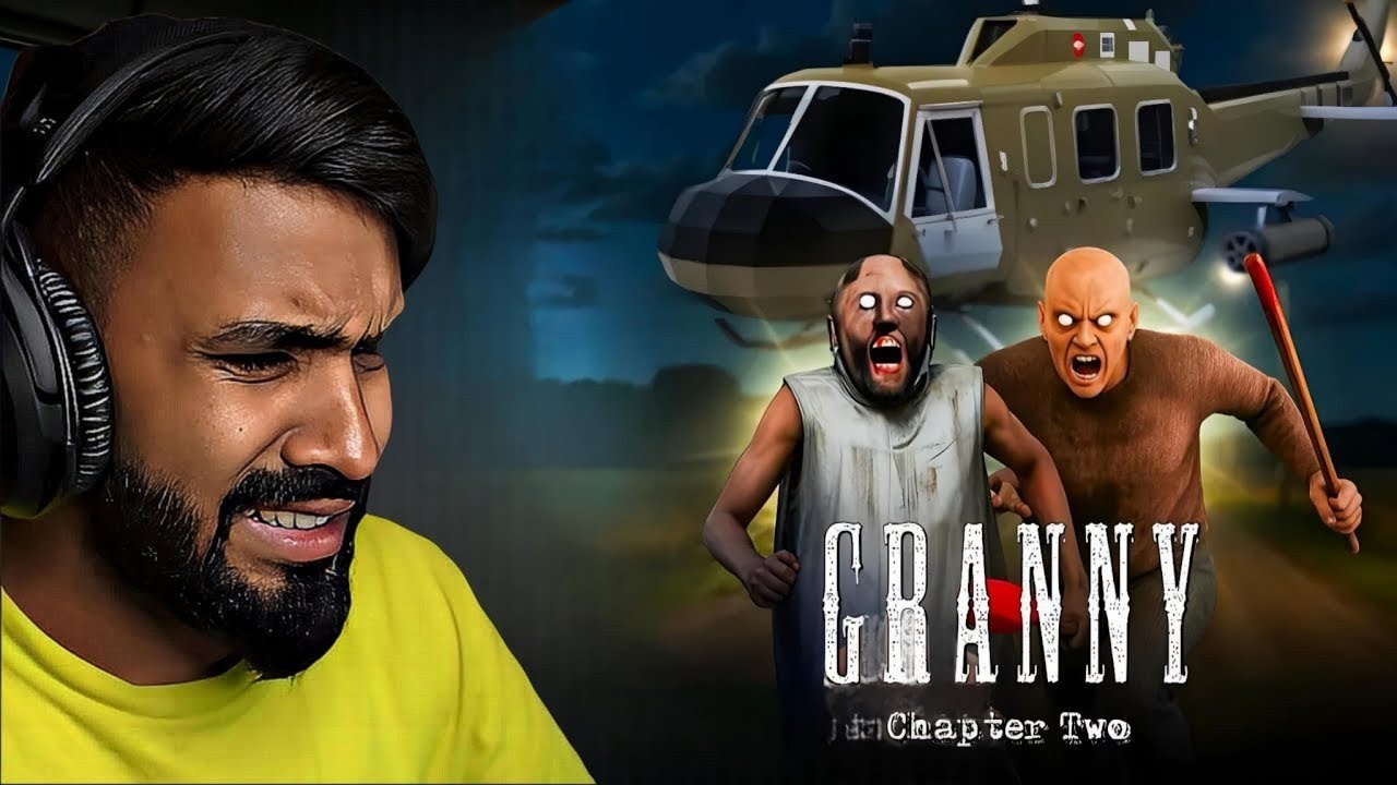 HELICOPTER ESCAPE IN GRANNY & GRANDPA HOUSE | GRANNY CHAPTER 2 GAMEPLAY #2
