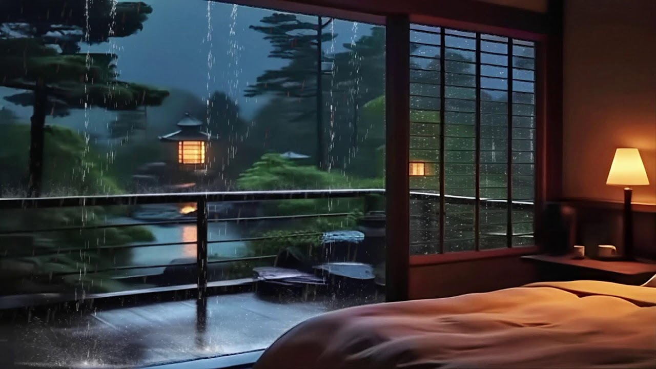 QUICK SLEEP MODE - Soft Relaxing Music + Rain | Insomnia & Stress Relief