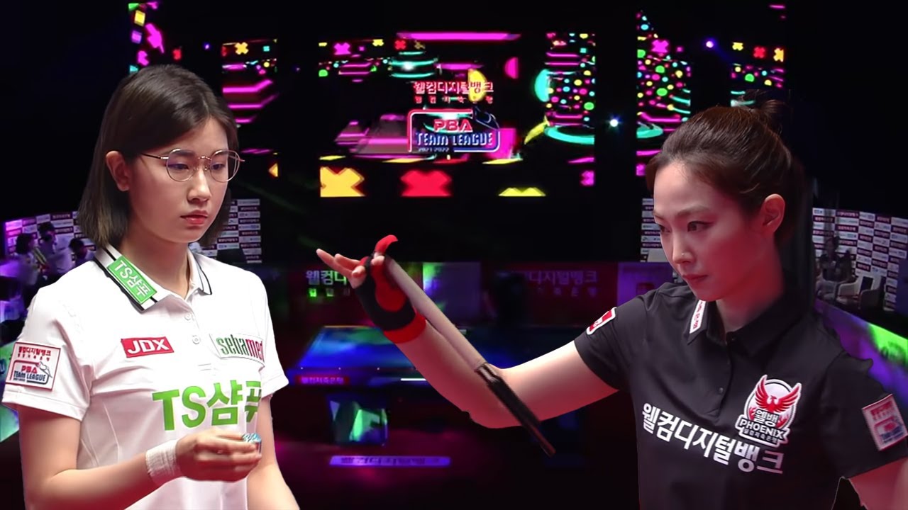 🇰🇷 Lee Mi-rae vs 🇰🇷 Yu-Ram Cha. fierce battle of beautiful women [PBA Team League _ DAY3 _ 2set]