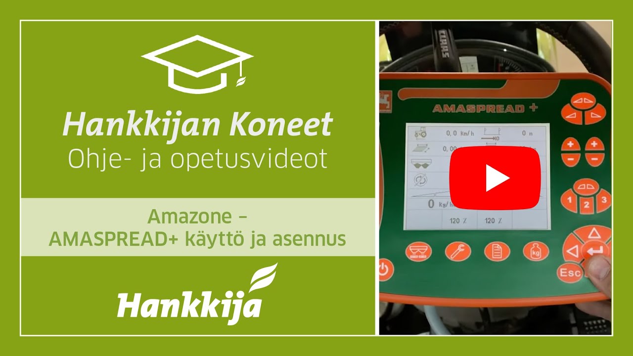 AMASPREAD+ käyttö ja asennus | AMAZONE | Opetusvideot