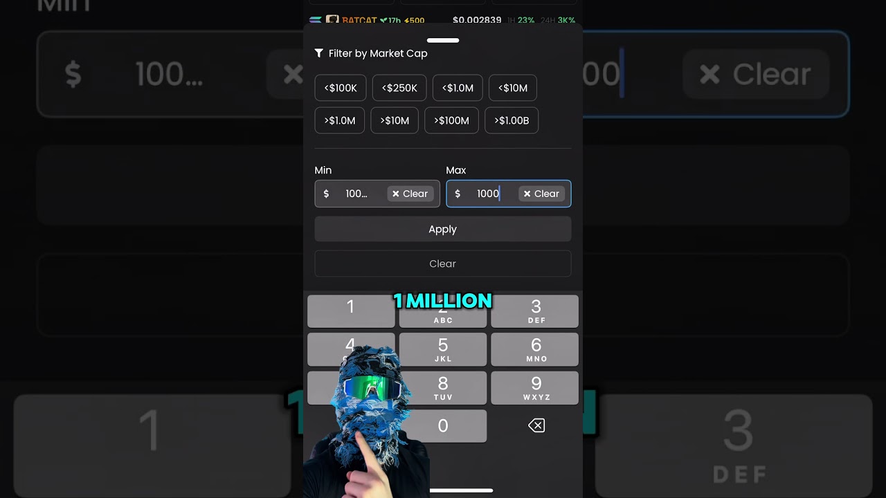 Как я фильтрую Dex Screener, чтобы найти монеты-мем 100X