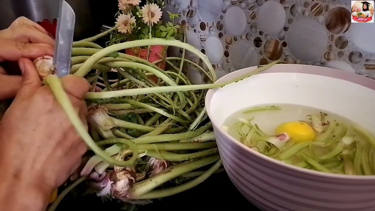 🌿 الكرنينة من الطبيعة و فالطاجين بنينة بزاف 😍 وصفة تقليدية سهلة أكلة مغربية لذيذة وبمكونات بسيطة