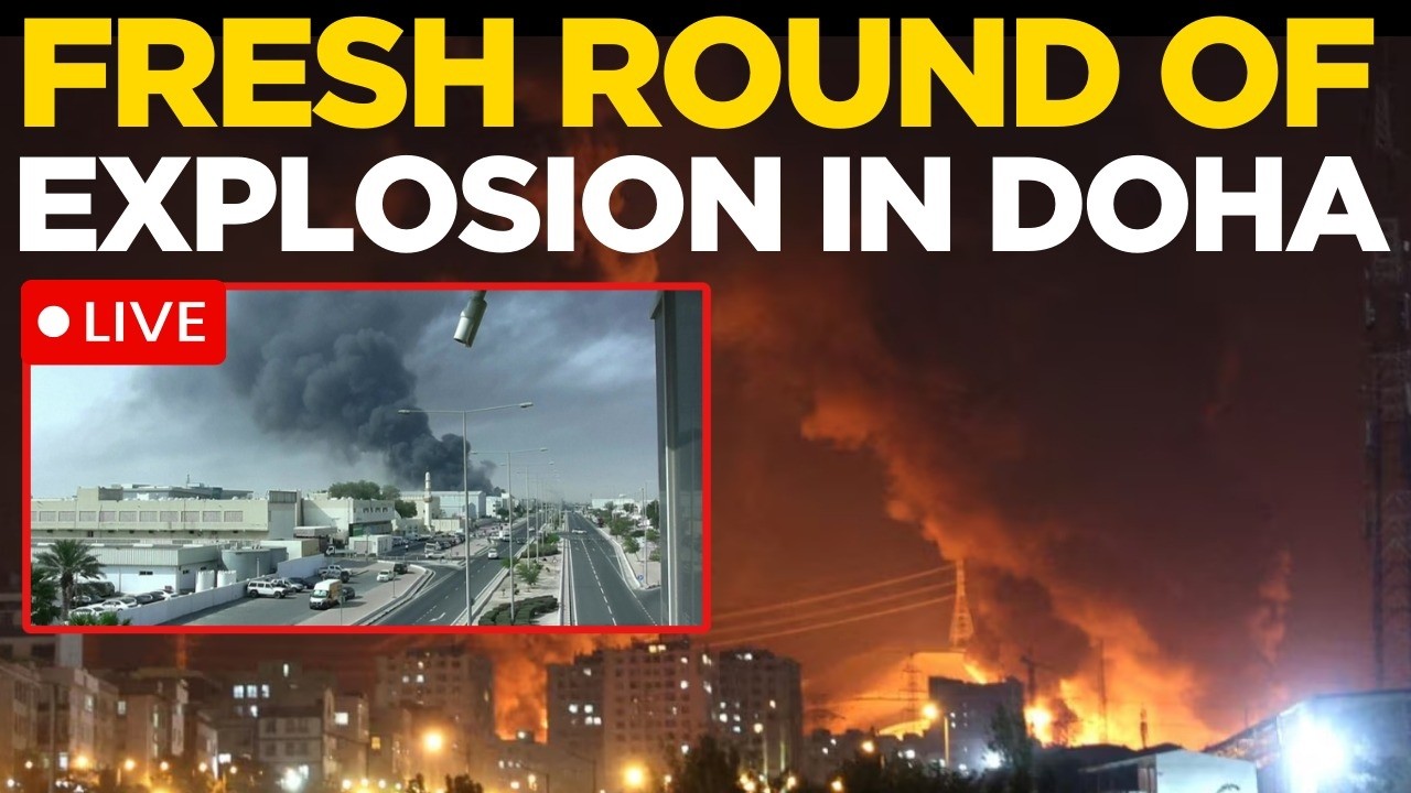 IRAN WAR UPDATES LIVE | Explosions Reported in Doha During Heightened Security Alert | Iran-Israel