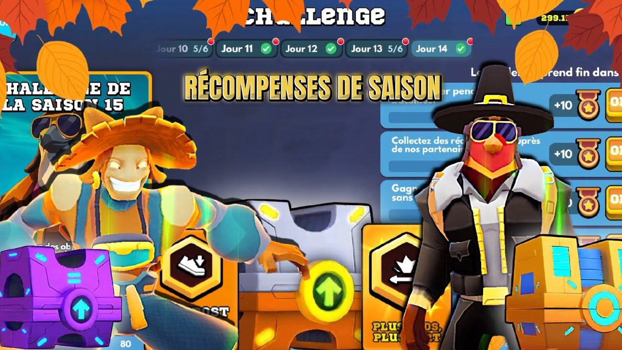Je récupère les récompenses de la saison 4.15 🦃🤑