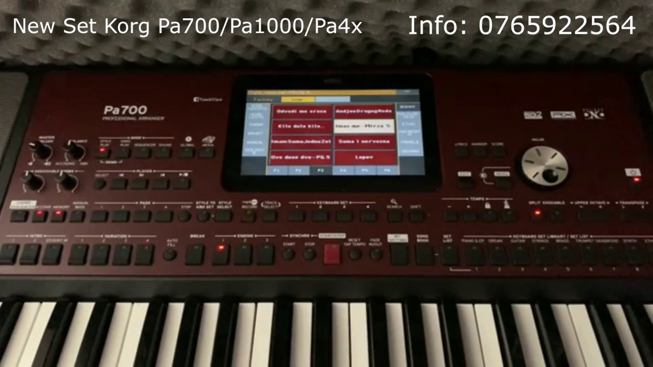 Set Korg!Pa700/Pa1000/Pa4x 2018/2019 Internațional/Rom&acirc;nia
