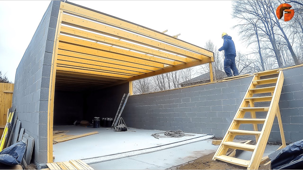 Transforming Abandoned Garage into Dream Workshop | Start to Finish Build by @ТЯП ЛЯП