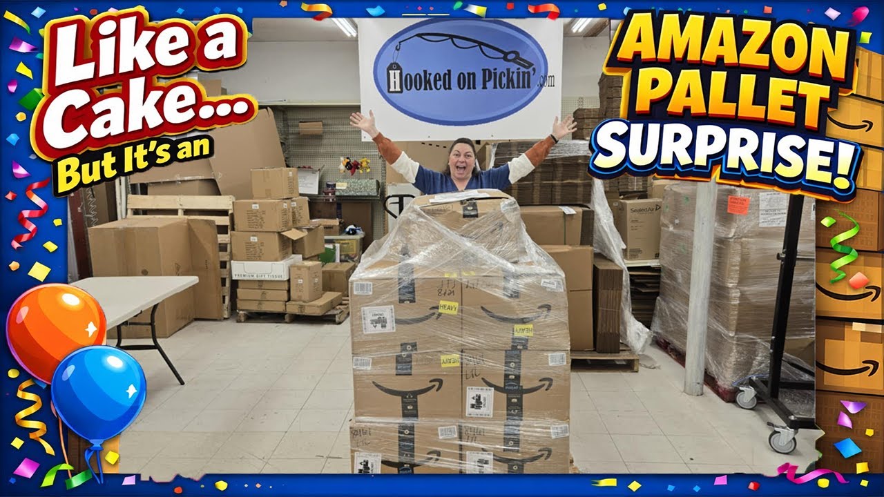 🎂 Like a Cake… But It’s an AMAZON PALLET SURPRISE!