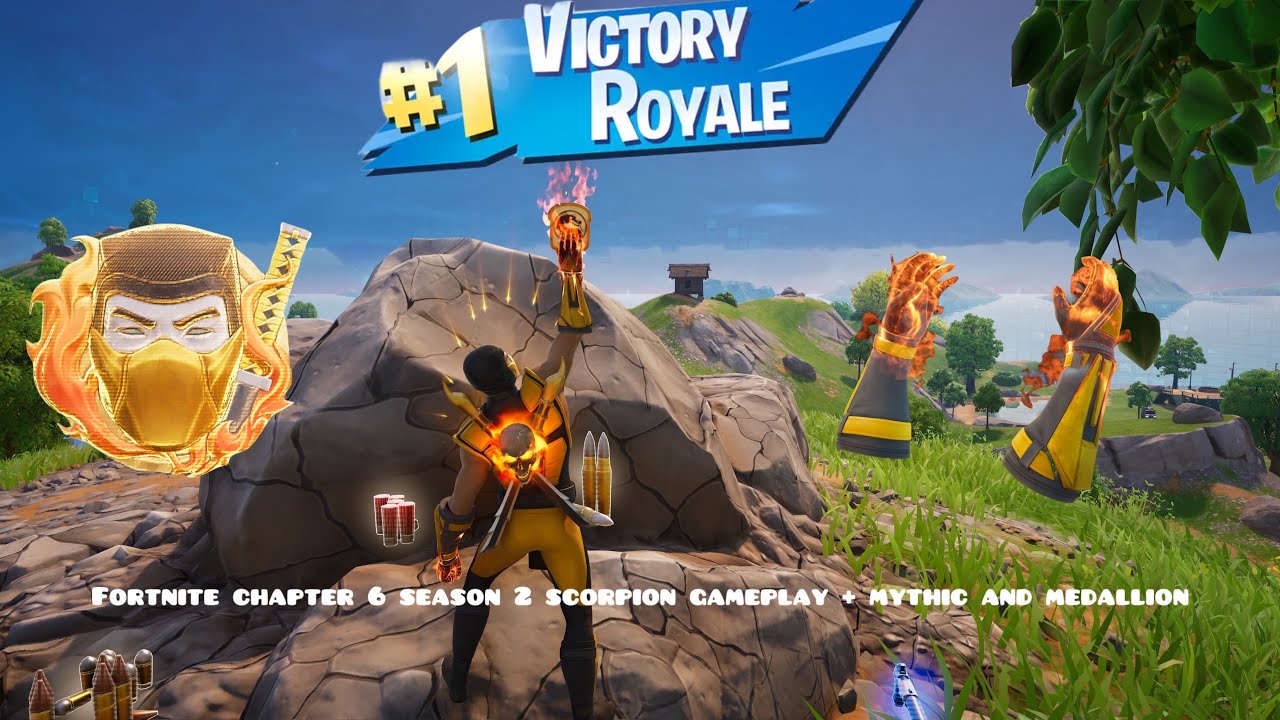 Fortnite chapter 6 Season 2 Scorpion gameplay