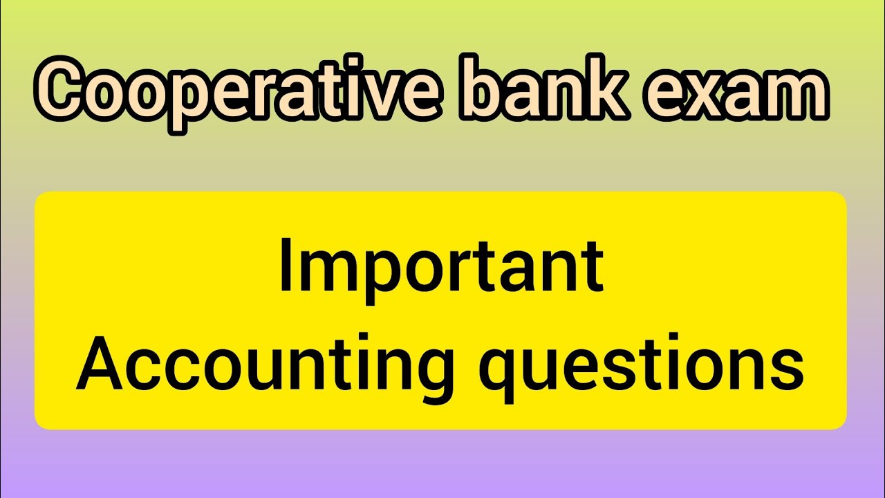 cseb exam most important questions/cooperative bank exam/accounting mcq