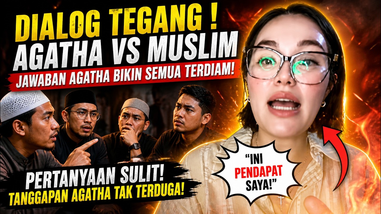 &ldquo;Dialog Tegang Agatha dengan Muslim! Tanggapannya Bikin Semua Terdiam!&rdquo;