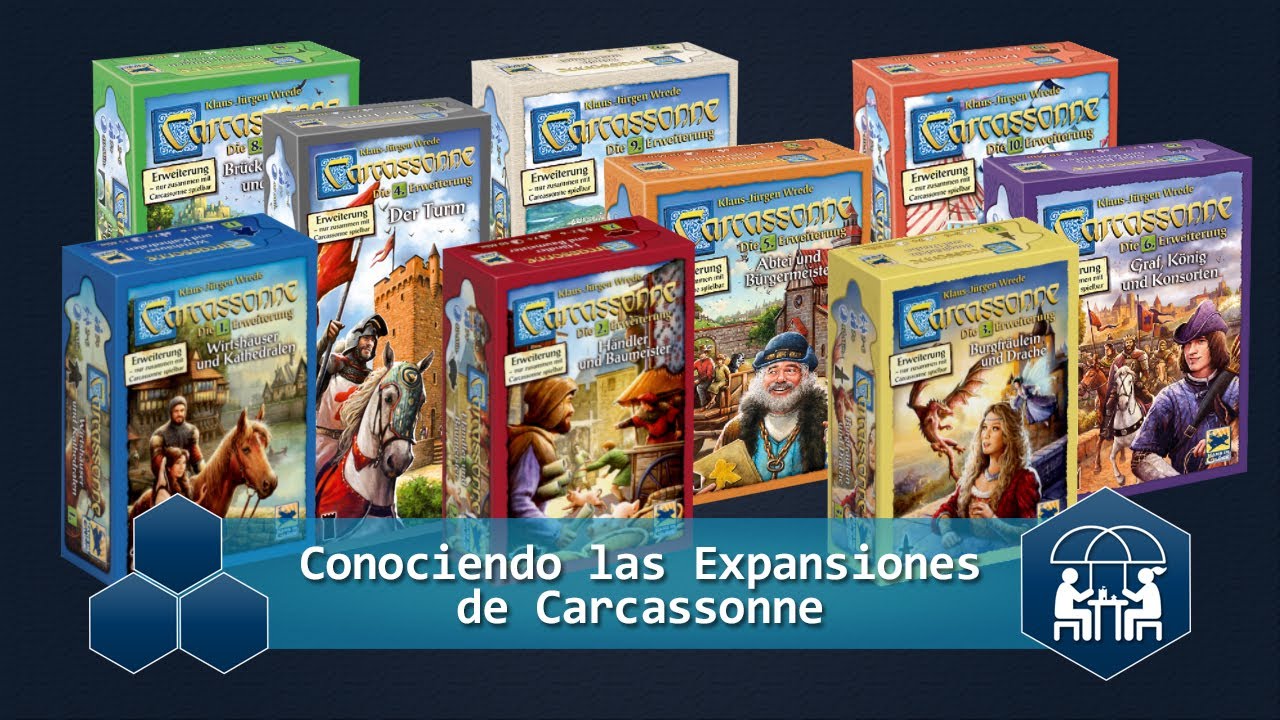 Opinión - Conociendo y Recomendando las Expansiones de Carcassonne